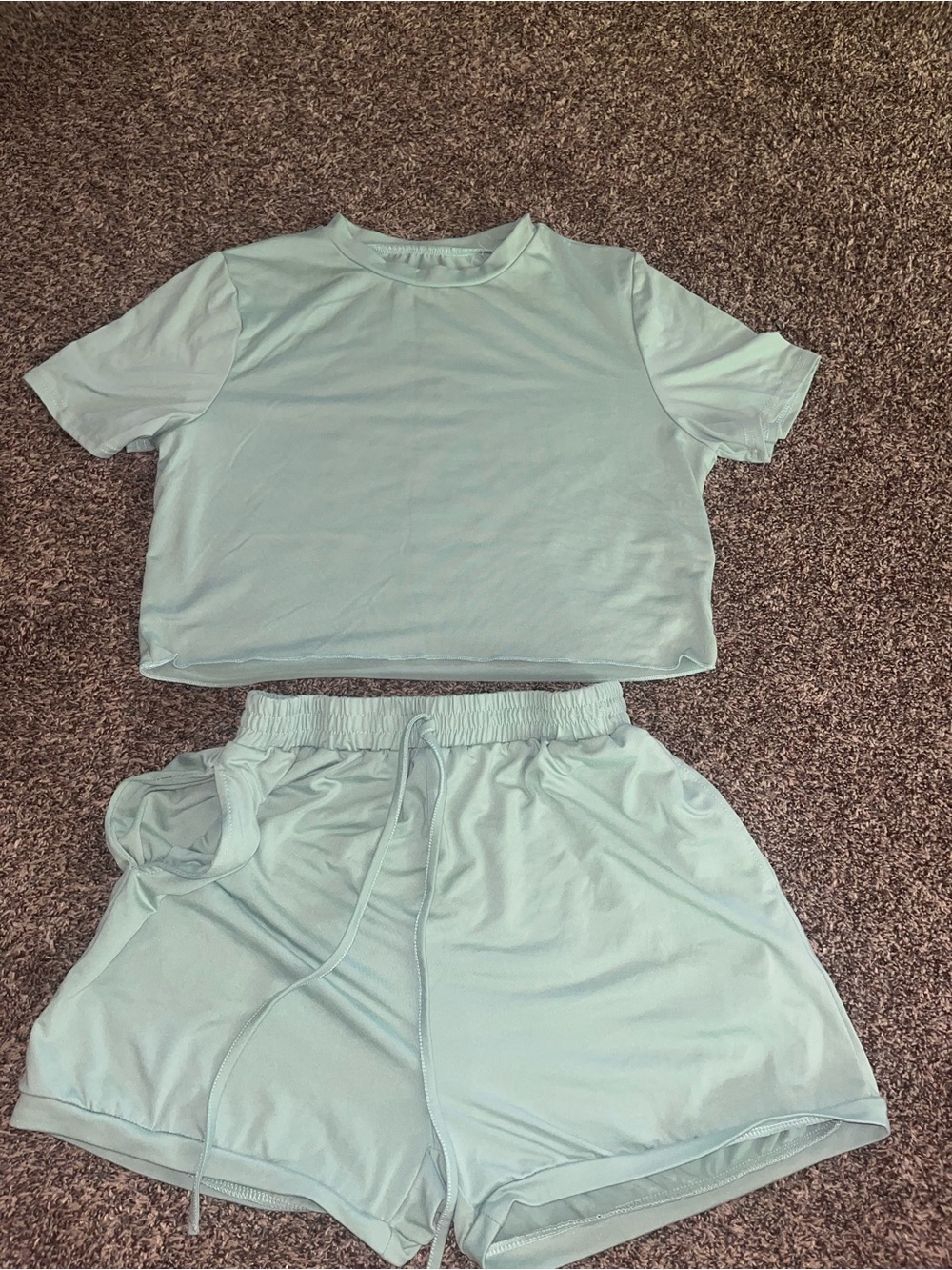Light Mint Active Short Set
